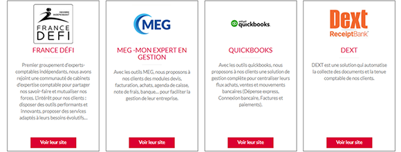 Nos partenaires Expertise Comptable - RH